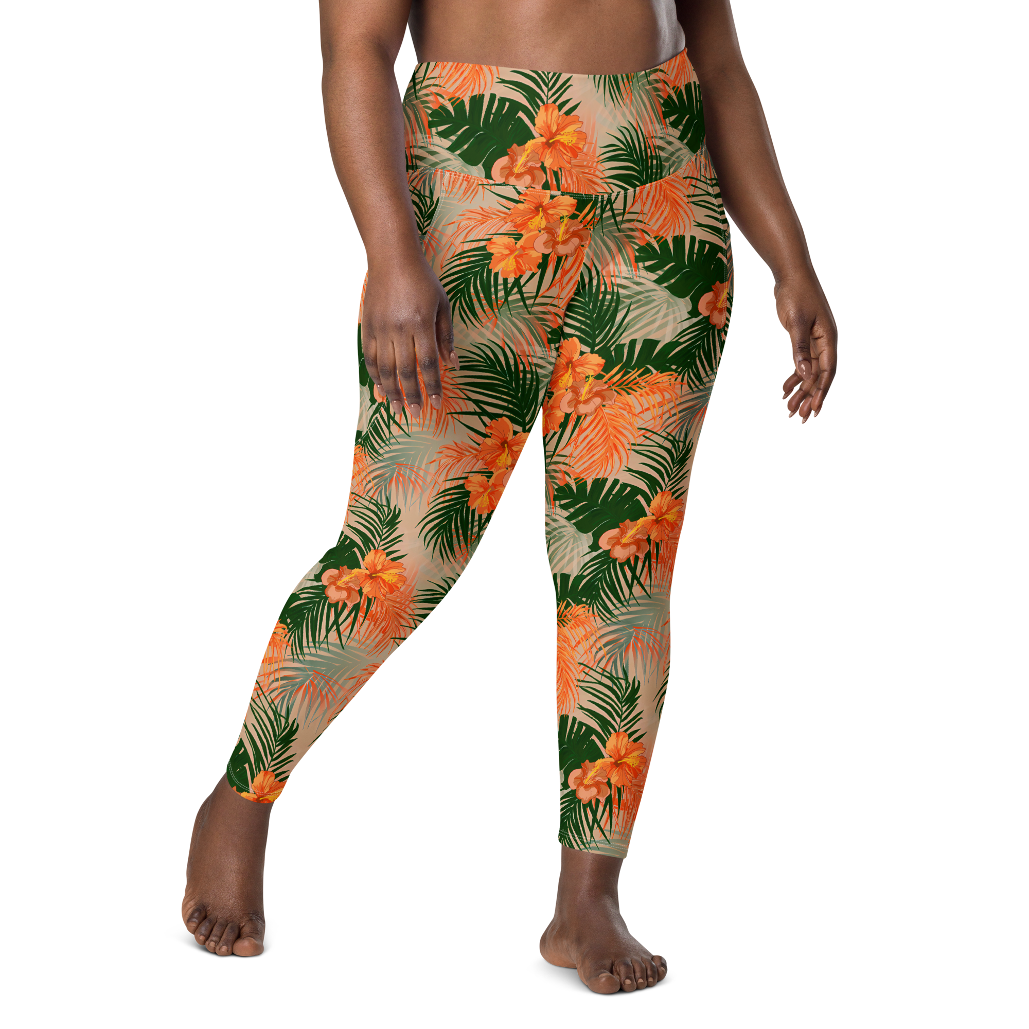 Leggings largos con bolsillos Veraneando