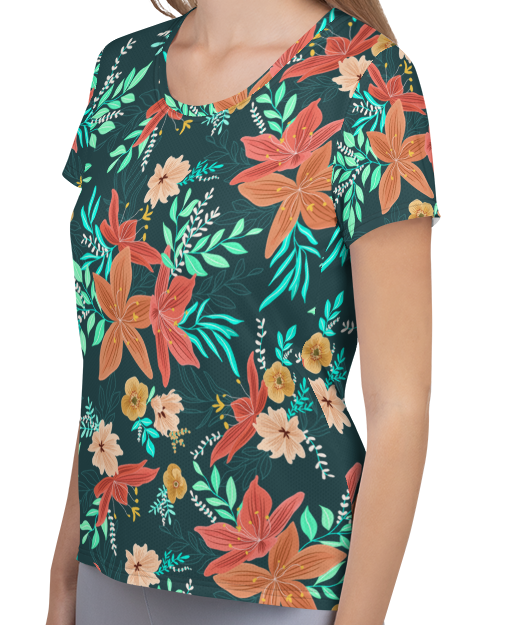 Camiseta técnica Flor Elaine