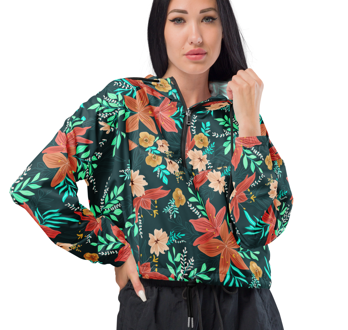 Cortavientos crop Flor Elaine