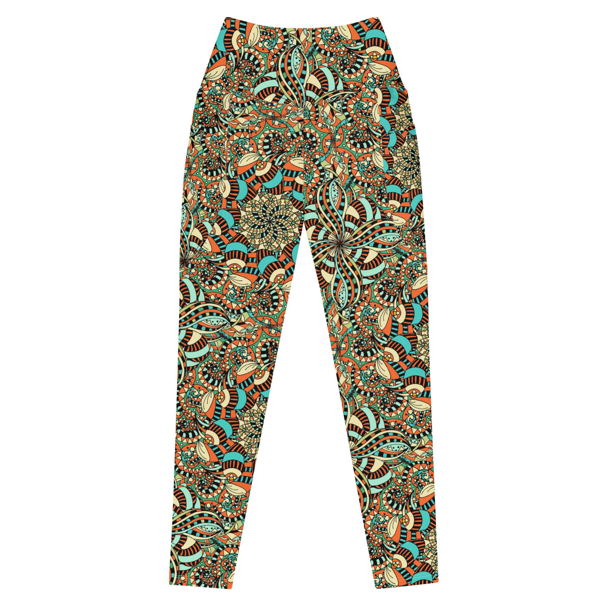 Leggings largos con bolsillos Psicodelia - Imagen 2