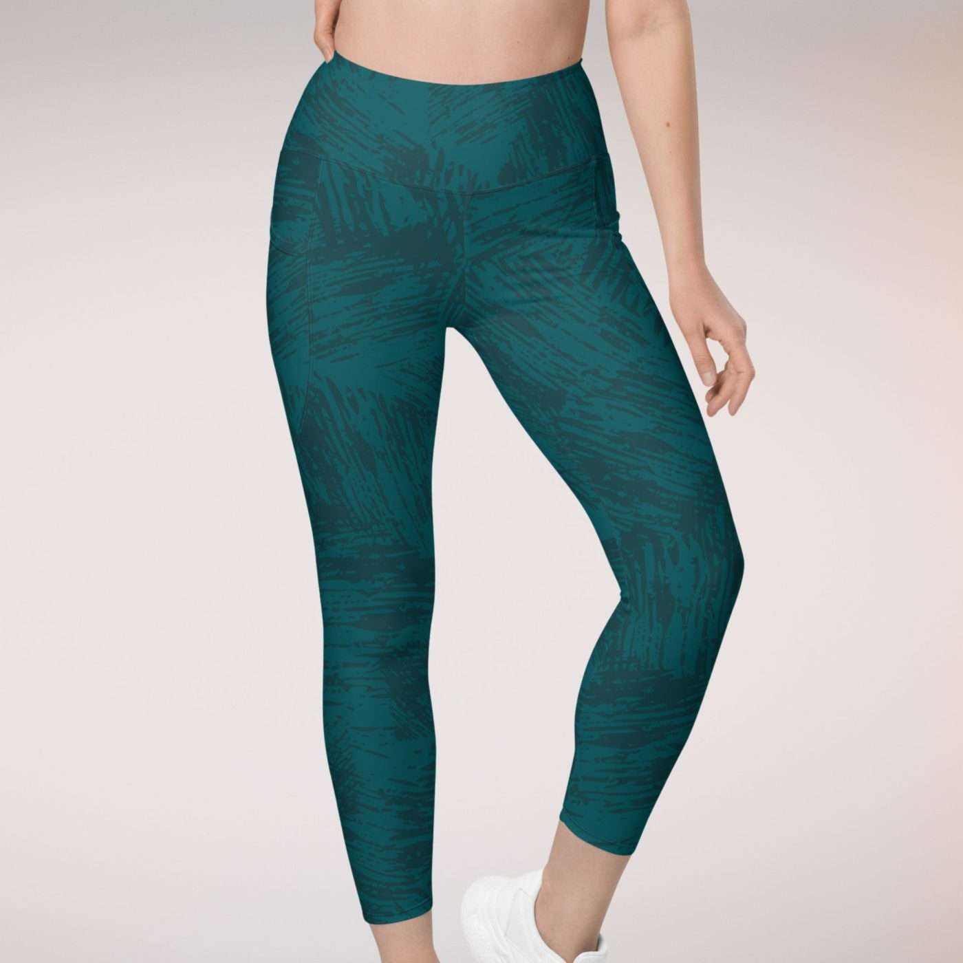 Leggings largos con bolsillos Textura