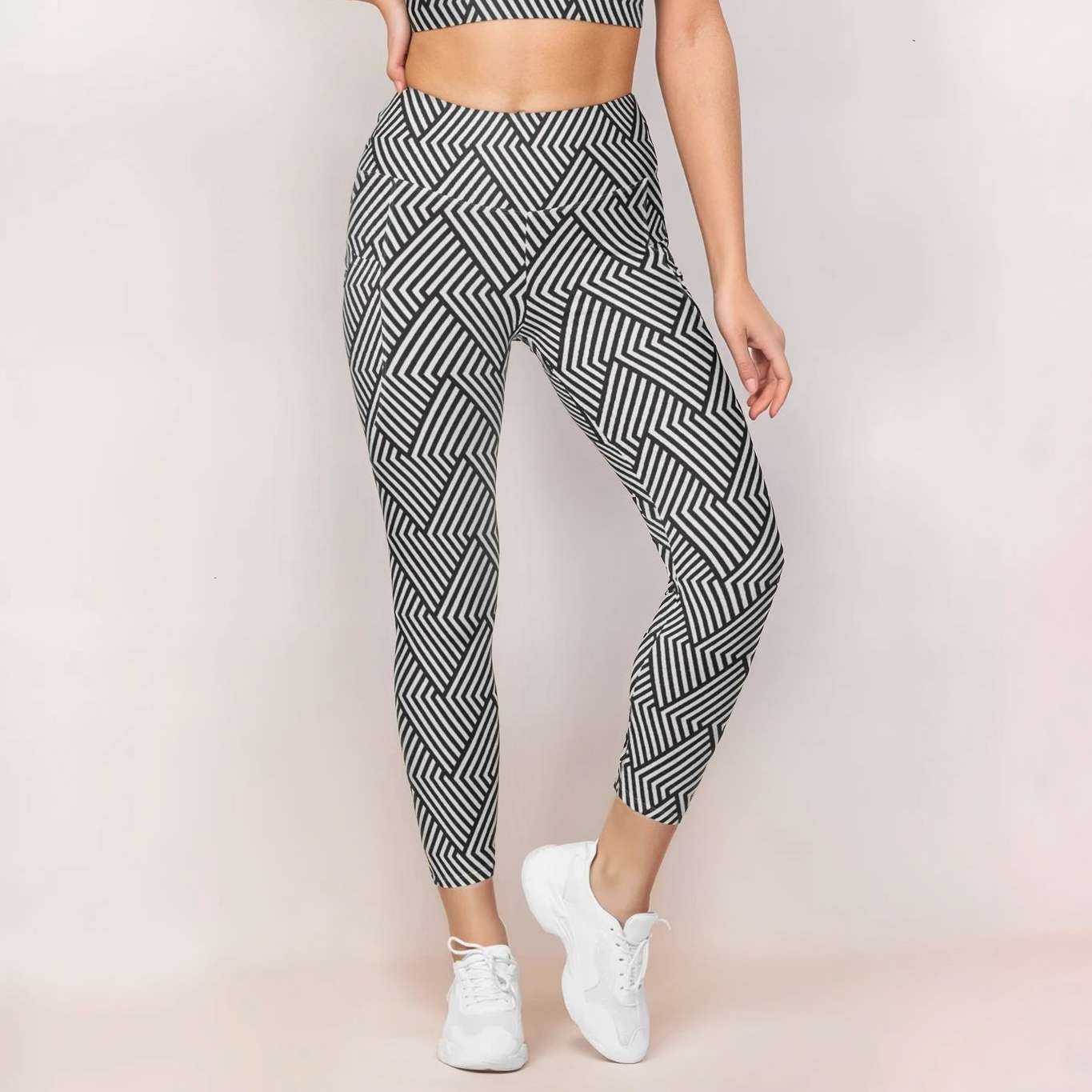 Leggings largos con bolsillos Trama